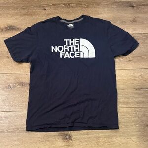 The North Face standard fit Men's Navy Tee size large